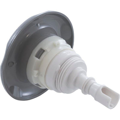 Jet Intl, WW Poly Storm, 4" fd, rotoscopia, escala texturizada, gris, rosca