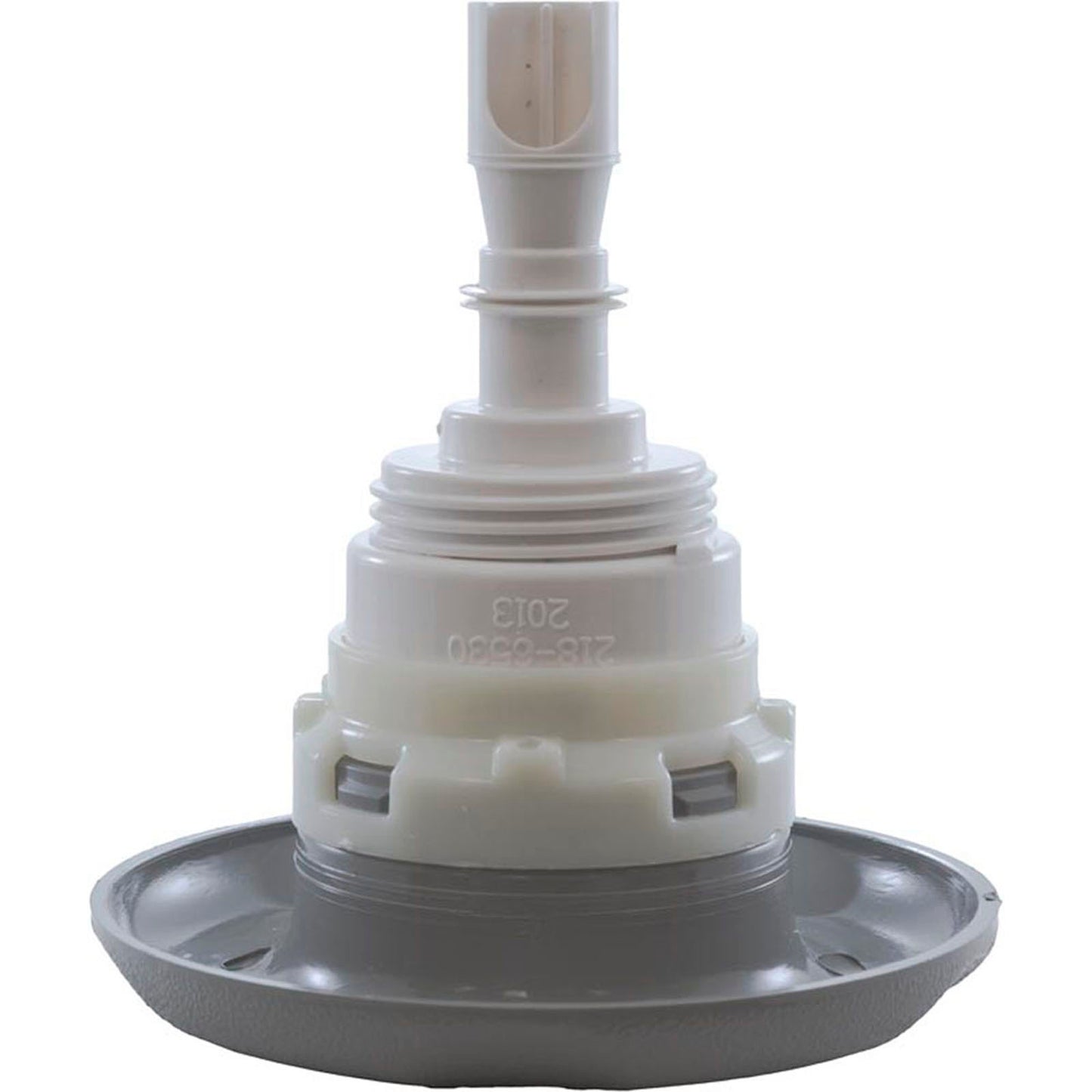 Jet Intl, WW Poly Storm, 4" fd, rotoscopia, escala texturizada, gris, rosca