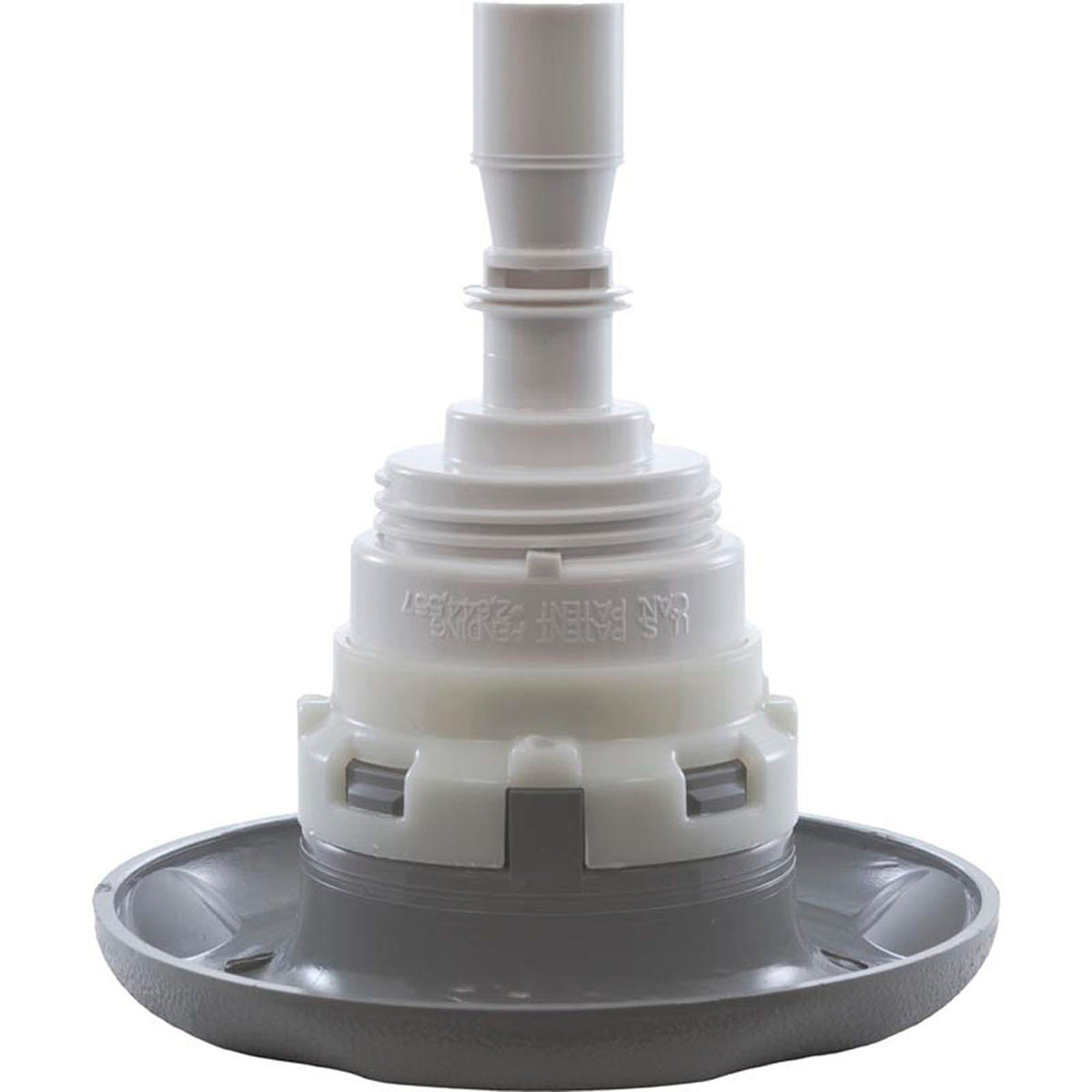 Jet Intl, WW Poly Storm, 4"fd, Roto, Textured Scal, Gry, Thd