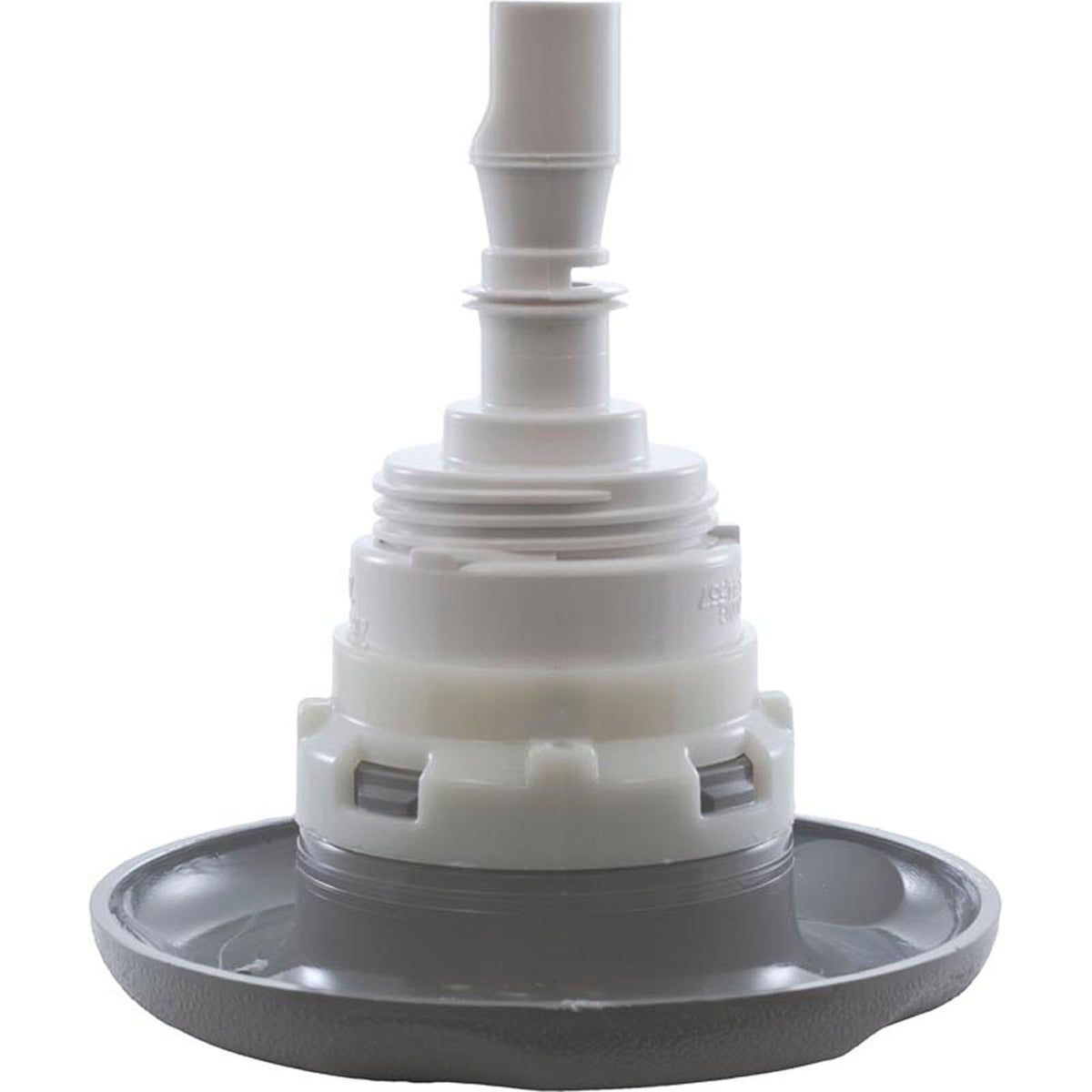 Jet Intl, WW Poly Storm, 4"fd, Roto, Textured Scal, Gry, Thd