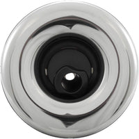 Jet Intl, WW Poly Storm, 4"fd, Roto, Smth, SS/Blk, Thd