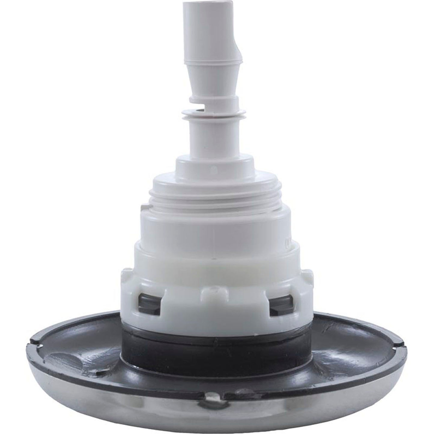 Jet Intl, WW Poly Storm, 4"fd, Roto, Smth, SS/Blk, Thd