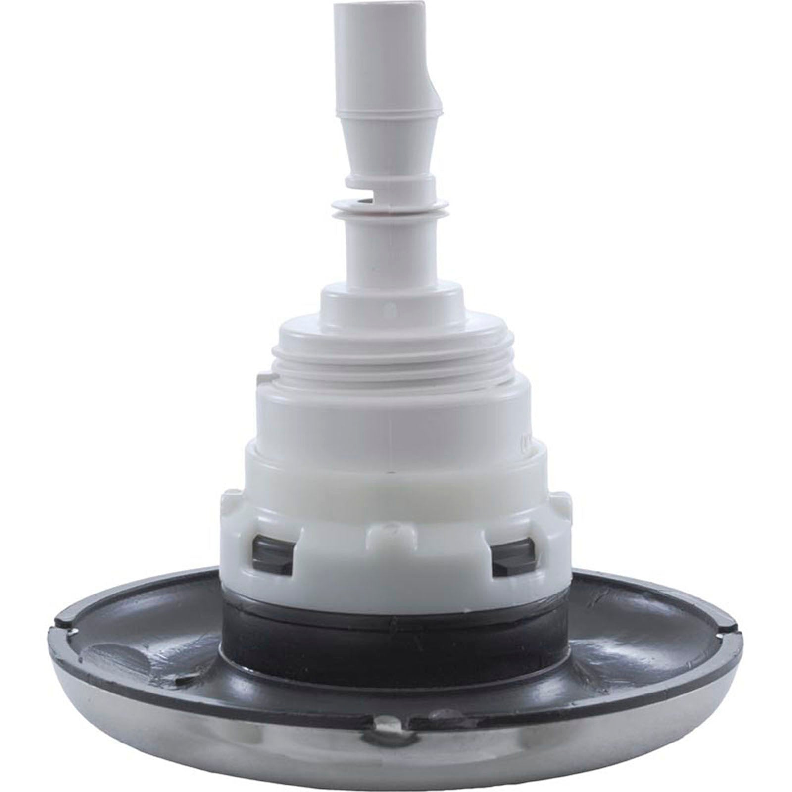 Jet Intl, WW Poly Storm, 4"fd, Roto, Smth, SS/Blk, Thd
