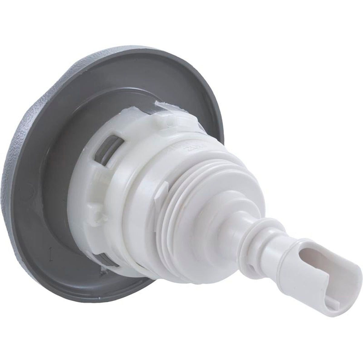 Jet Intl, WW Poly Strm Gun, 3-3/8"fd, TwinRoto, TxtScal, Gry, Thd