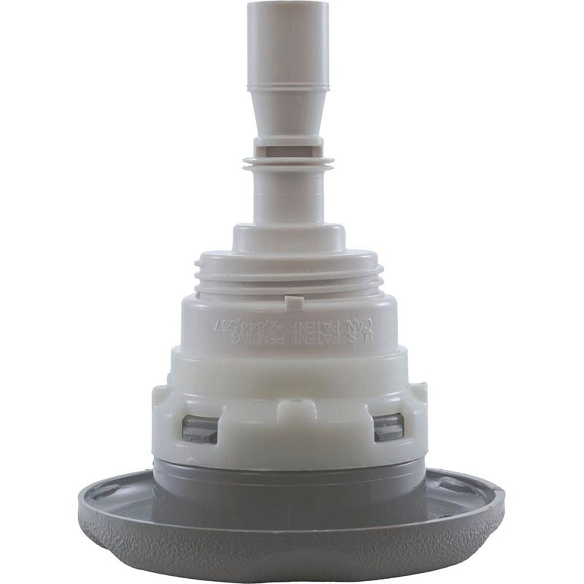 Jet Intl, WW Poly Strm Gun, 3-3/8"fd, TwinRoto, TxtScal, Gry, Thd