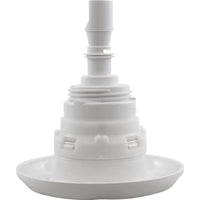 Jet Intl, WW Poly Storm, 4"fd, Twin Roto, Txt Scal, Wht, Thd