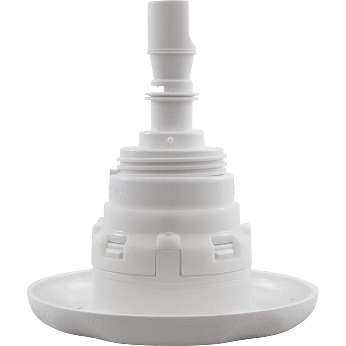 Jet Intl, WW Poly Storm, 4"fd, Twin Roto, Txt Scal, Wht, Thd