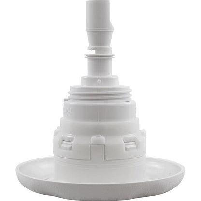 Jet Intl, WW Poly Storm, 4" fd, Twin Roto, escala de texto, blanco, rosca