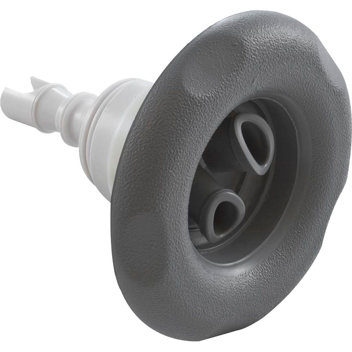 Jet Intl, WW Poly Storm, 4"fd, Twin Roto, Txt Scal, Gry, Thd