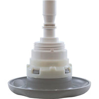 Jet Intl, WW Poly Storm, 4"fd, Twin Roto, Txt Scal, Gry, Thd