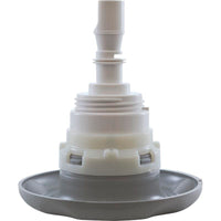 Jet Intl, WW Poly Storm, 4"fd, Twin Roto, Txt Scal, Gry, Thd