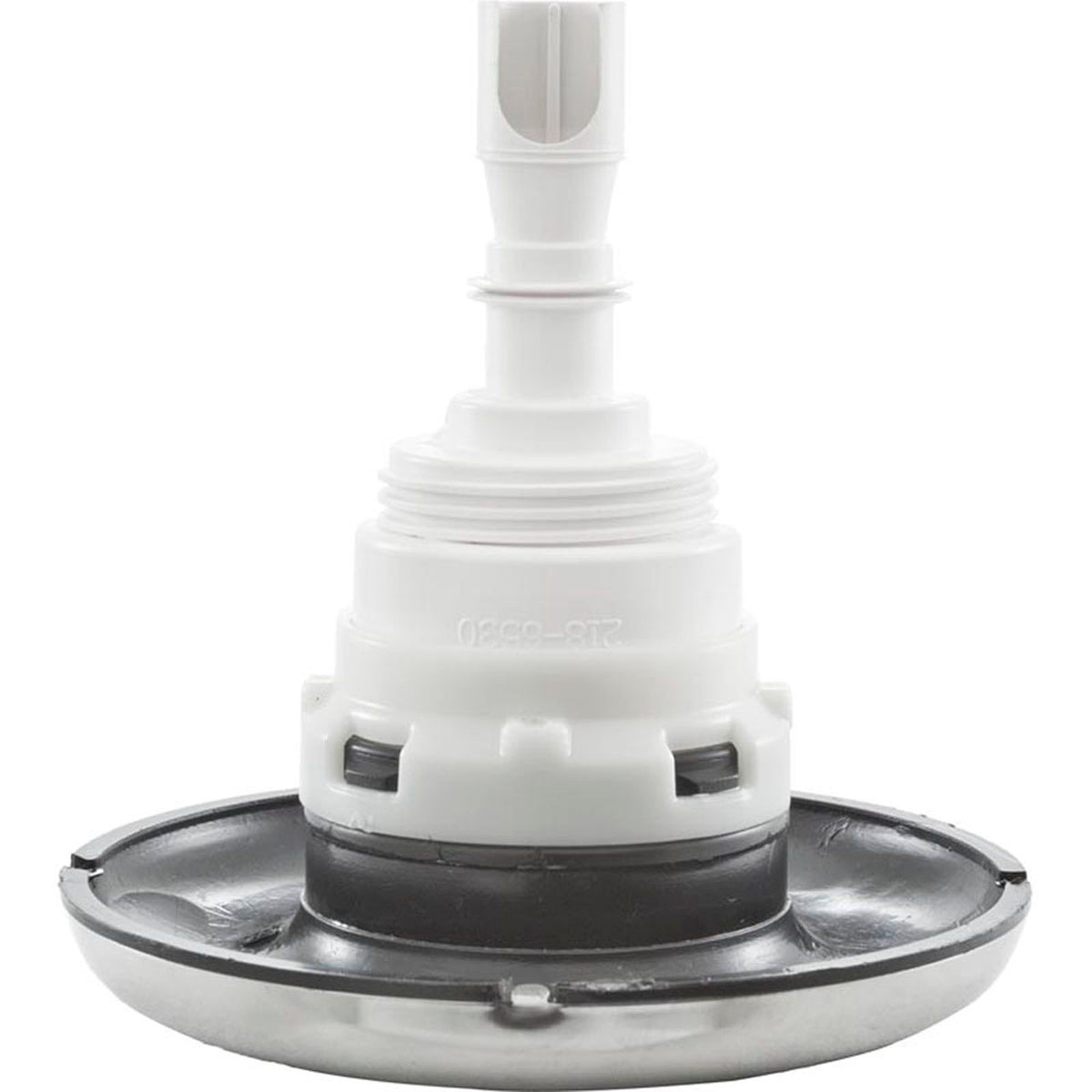 Jet Intl, WW Poly Storm, 4"fd, Twin Roto, Smth, SS/Blk, Thd