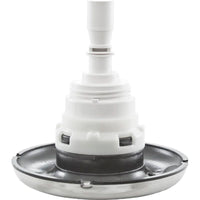 Jet Intl, WW Poly Storm, 4"fd, Twin Roto, Smth, SS/Blk, Thd