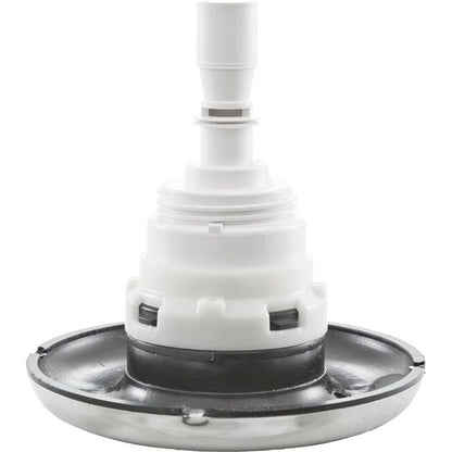 Jet Intl, WW Poly Storm, 4"fd, Twin Roto, Smth, SS/Blk, Thd