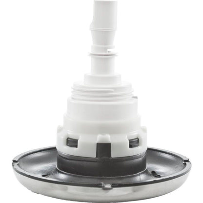 Jet Intl, WW Poly Storm, 4"fd, Twin Roto, Smth, SS/Blk, Thd