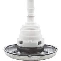 Jet Intl, WW Poly Storm, 4"fd, Twin Roto, Smth, SS/Blk, Thd