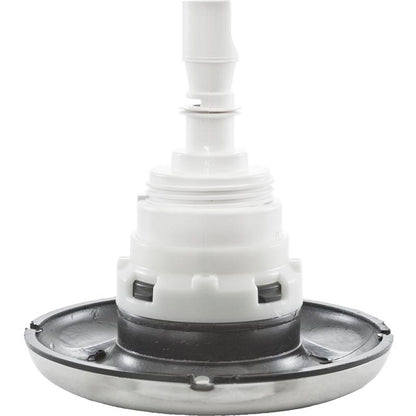 Jet Intl, WW Poly Storm, 4"fd, Twin Roto, Smth, SS/Blk, Thd