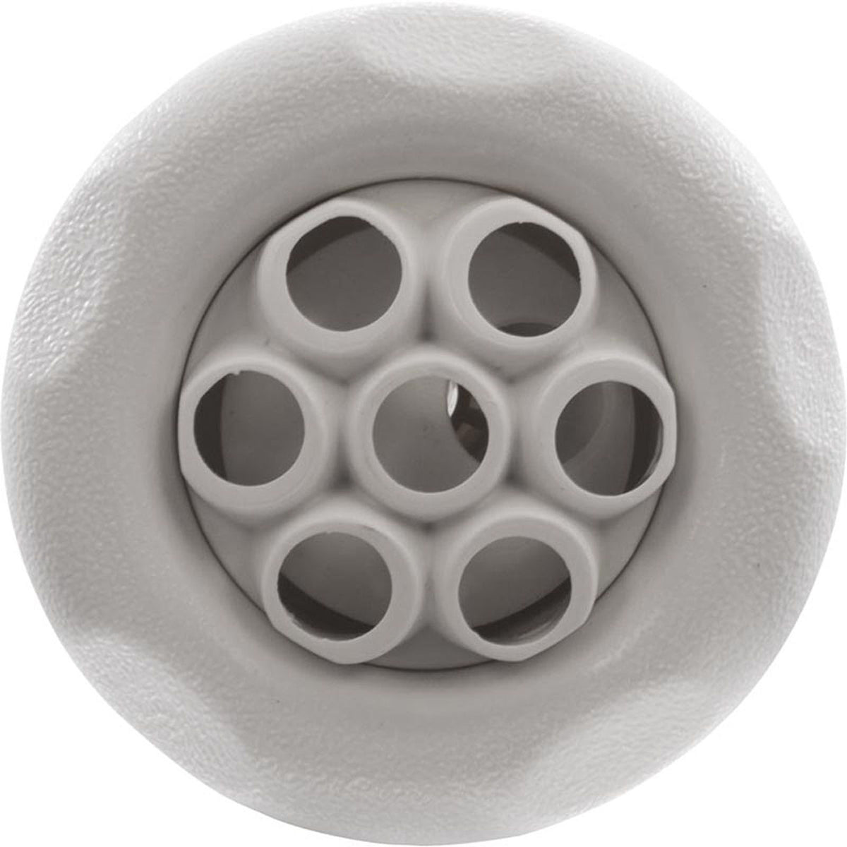 Jet Intl, WW Poly Storm Gun, 3-3/8"fd, Mass, Txt Scal, Wht, Thd