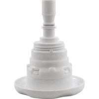 Jet Intl, WW Poly Storm Gun, 3-3/8"fd, Mass, Txt Scal, Wht, Thd