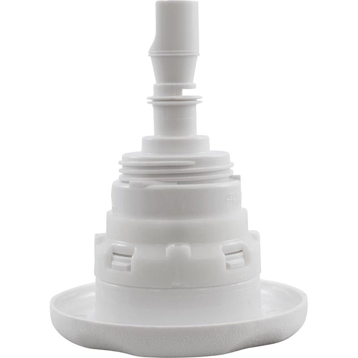 Jet Intl, WW Poly Storm Gun, 3-3/8"fd, Mass, Txt Scal, Wht, Thd