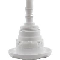 Jet Intl, WW Poly Storm Gun, 3-3/8"fd, Mass, Txt Scal, Wht, Thd