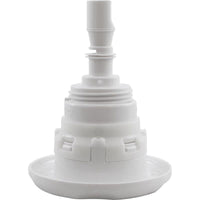 Jet Intl, WW Poly Storm Gun, 3-3/8"fd, Mass, Txt Scal, Wht, Thd