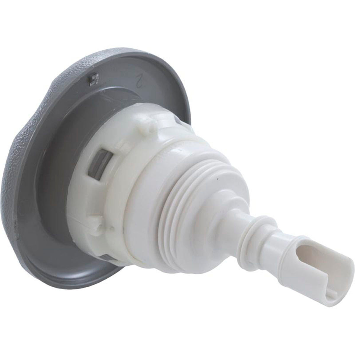 Jet Intl, WW Poly Storm Gun, 3-3/8"fd, Mass, Txt Scal, Gry, Thd