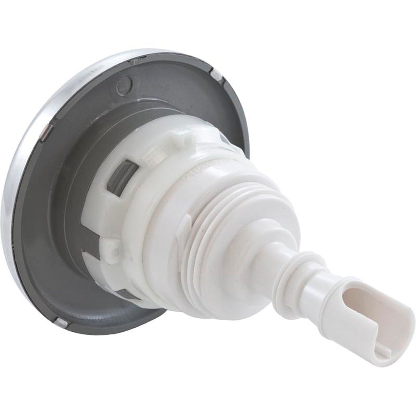 Cañón de asalto Jet Intl, WW Poly Storm, 3-3/8" fd, masa, liso, acero inoxidable/gris, rosca