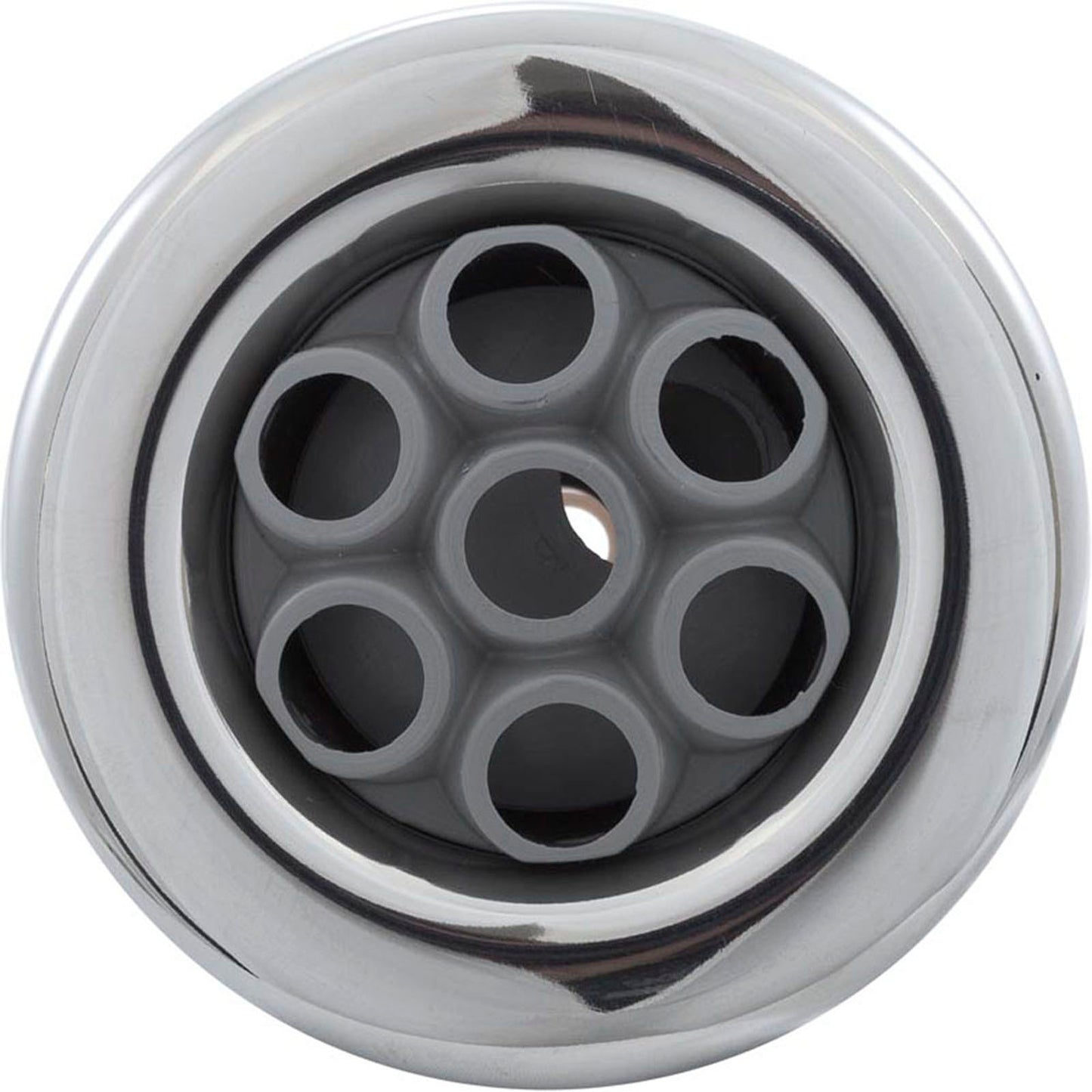 Cañón de asalto Jet Intl, WW Poly Storm, 3-3/8" fd, masa, liso, acero inoxidable/gris, rosca