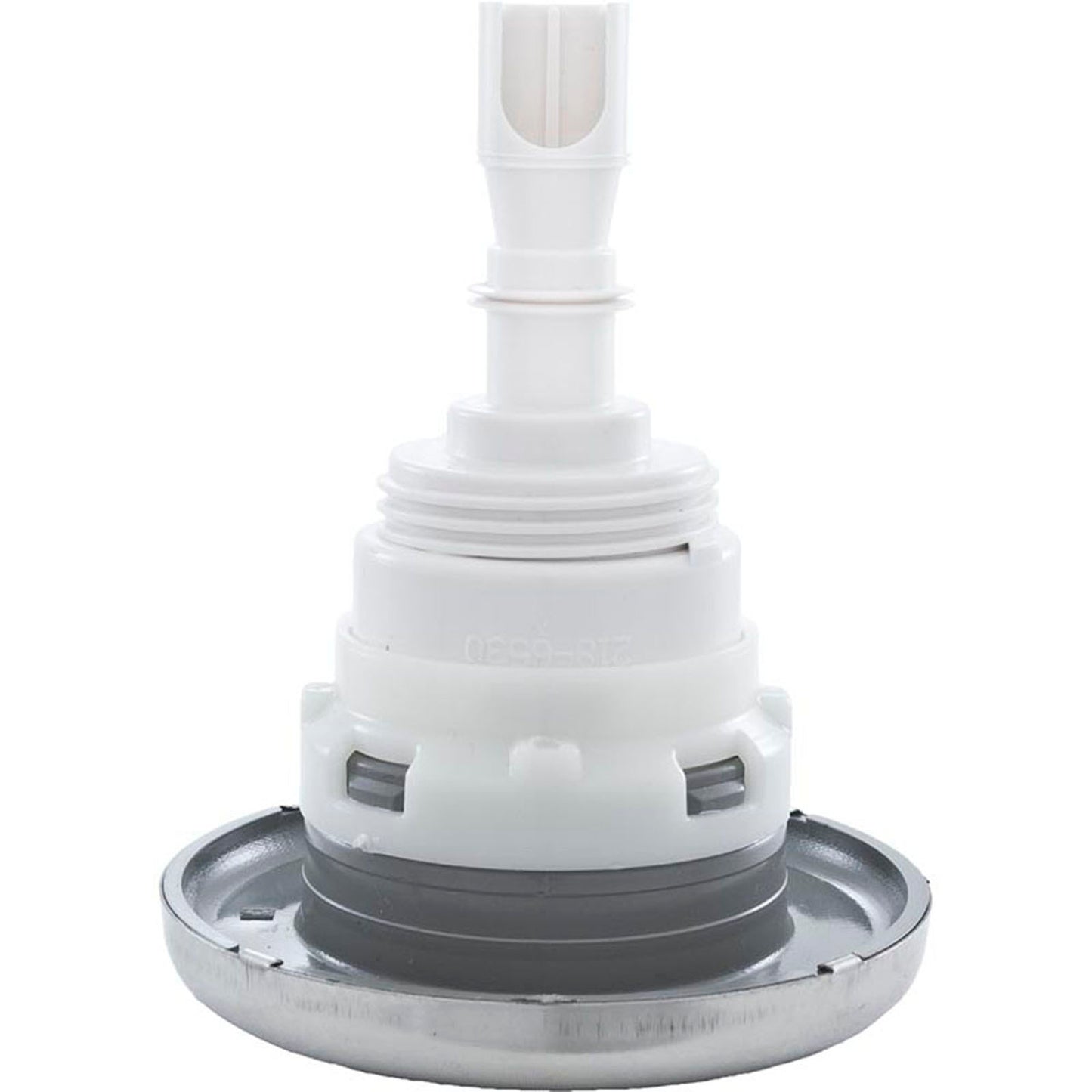 Cañón de asalto Jet Intl, WW Poly Storm, 3-3/8" fd, masa, liso, acero inoxidable/gris, rosca