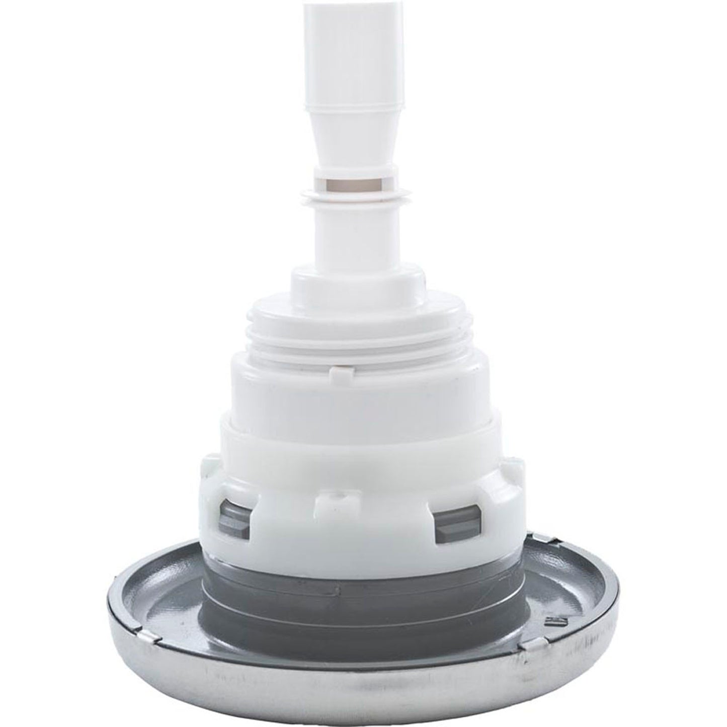 Cañón de asalto Jet Intl, WW Poly Storm, 3-3/8" fd, masa, liso, acero inoxidable/gris, rosca