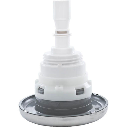 Cañón de asalto Jet Intl, WW Poly Storm, 3-3/8" fd, masa, liso, acero inoxidable/gris, rosca