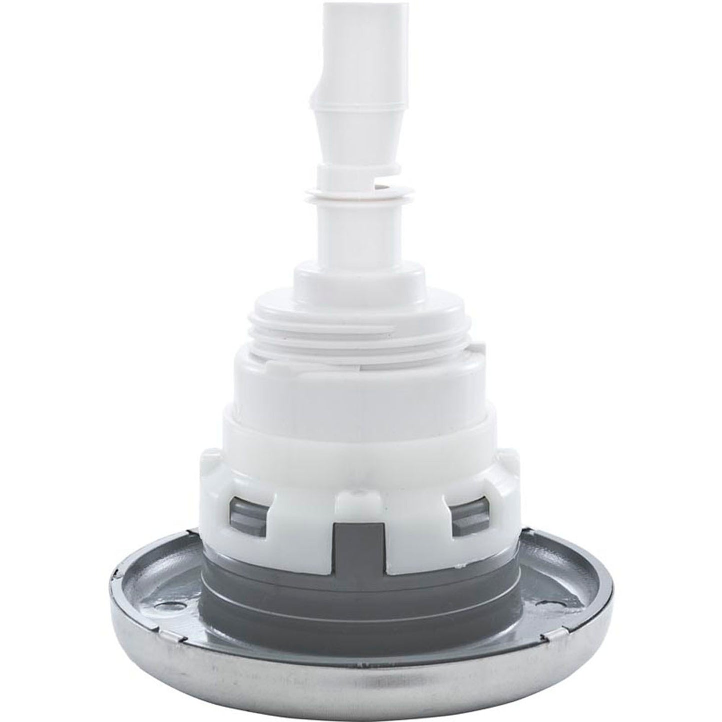 Cañón de asalto Jet Intl, WW Poly Storm, 3-3/8" fd, masa, liso, acero inoxidable/gris, rosca