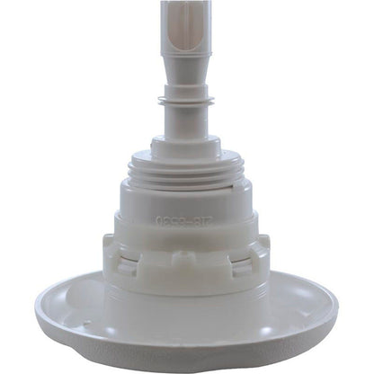 Jet Intl, WW Poly Storm, 4"fd, Massage, Txt Scal, White, Thd