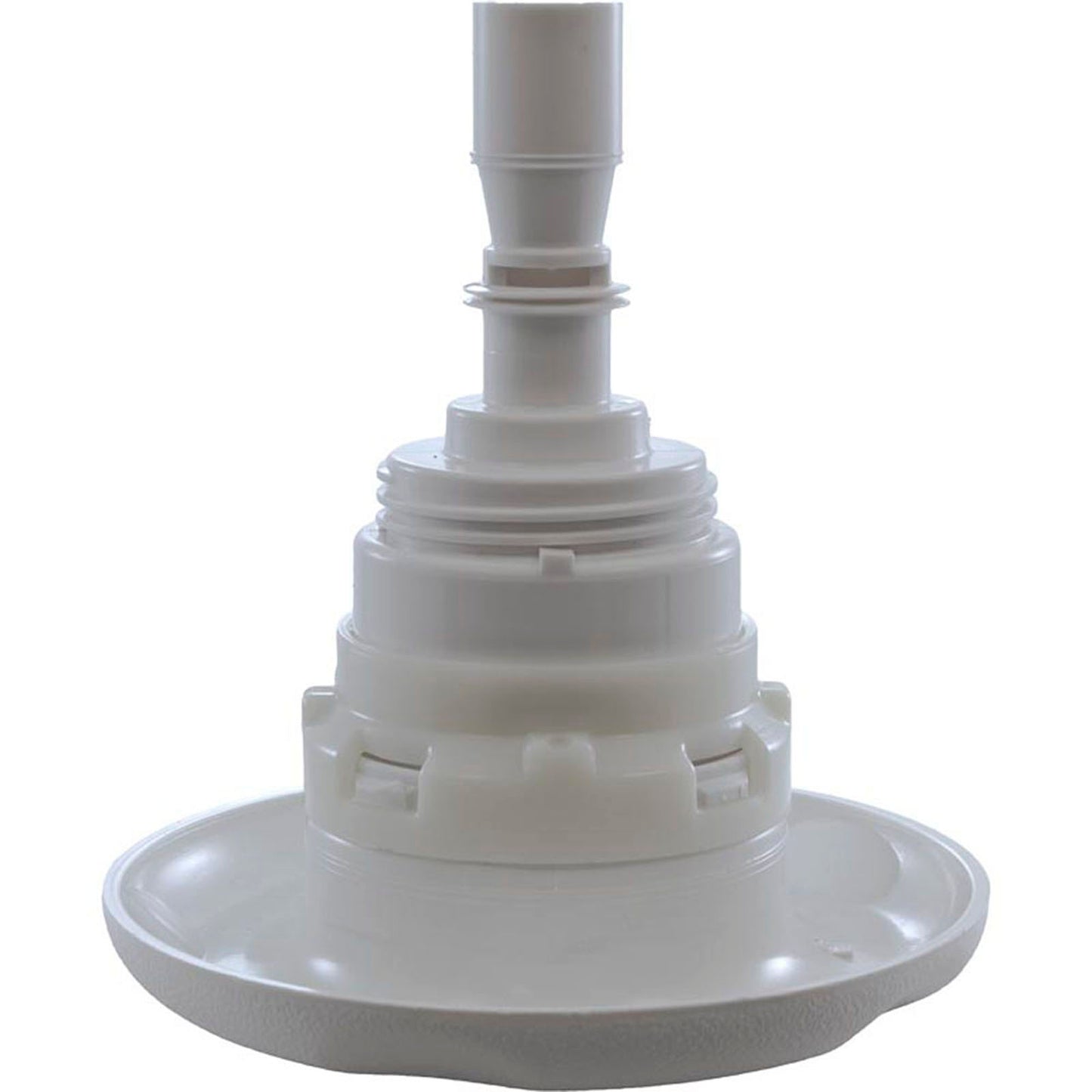 Jet Intl, WW Poly Storm, 4"fd, Massage, Txt Scal, White, Thd