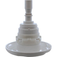 Jet Intl, WW Poly Storm, 4"fd, Massage, Txt Scal, White, Thd