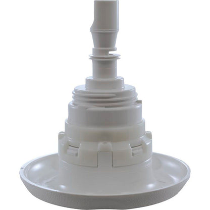 Jet Intl, WW Poly Storm, 4"fd, Massage, Txt Scal, White, Thd