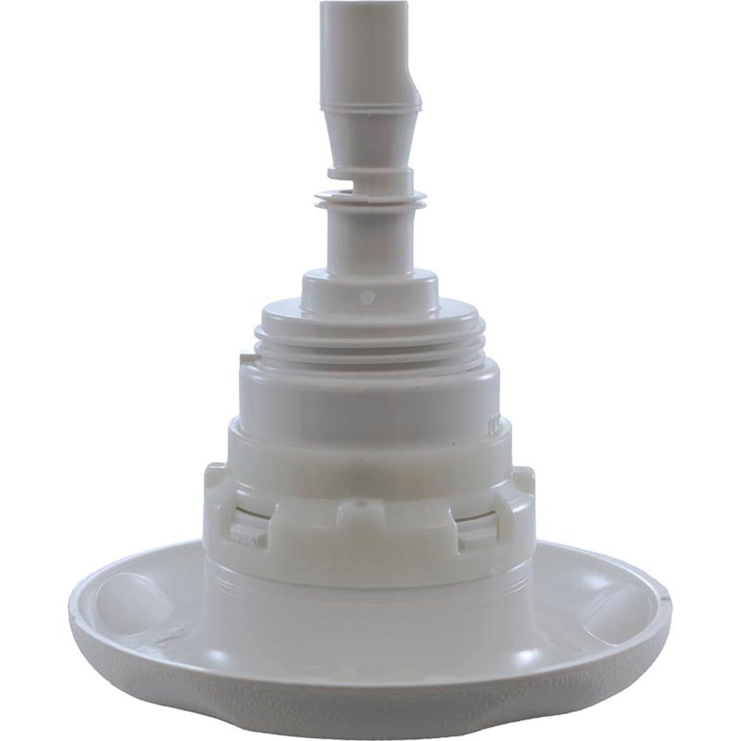 Jet Intl, WW Poly Storm, 4"fd, Massage, Txt Scal, White, Thd