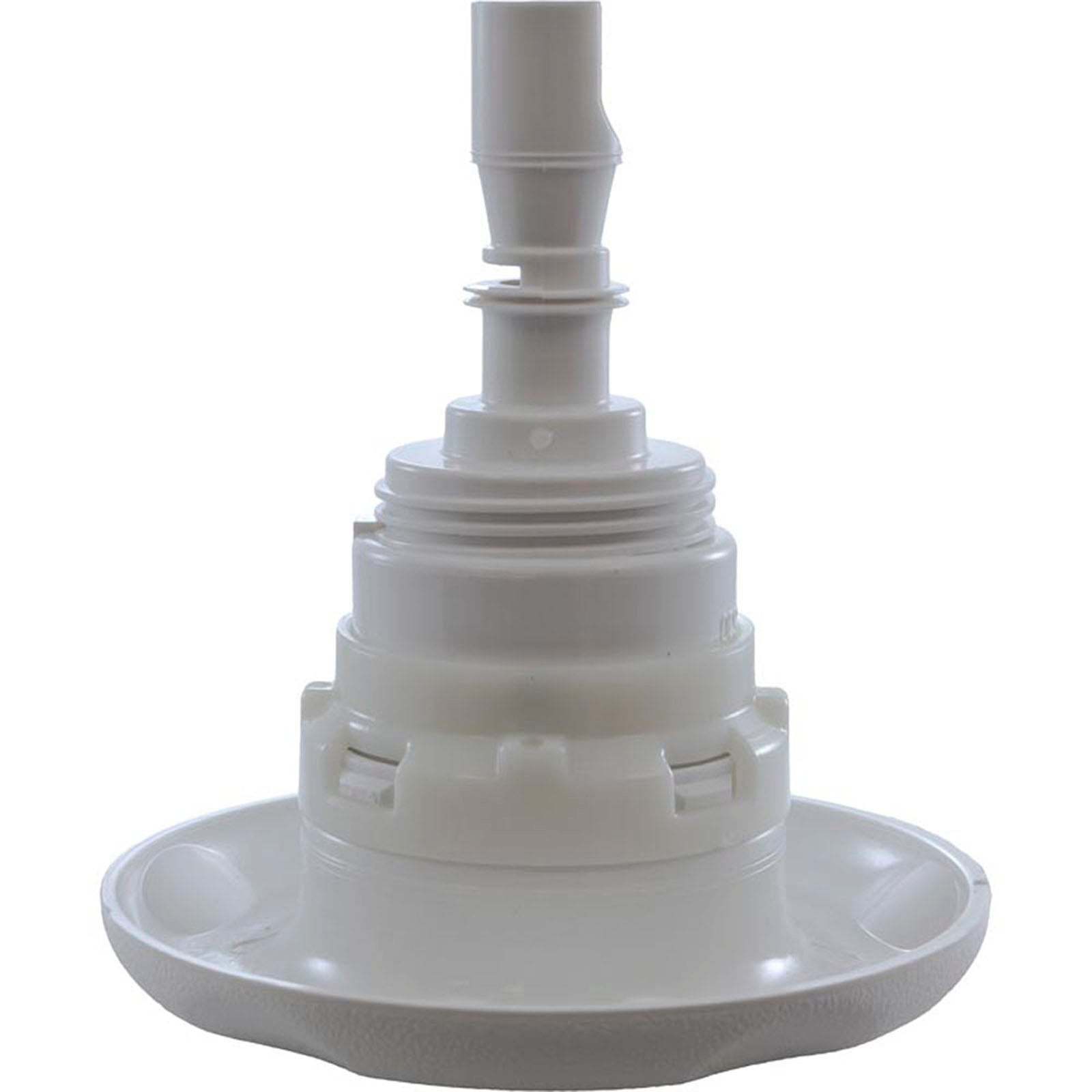 Jet Intl, WW Poly Storm, 4"fd, Massage, Txt Scal, White, Thd