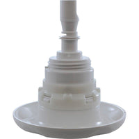 Jet Intl, WW Poly Storm, 4"fd, Massage, Txt Scal, White, Thd