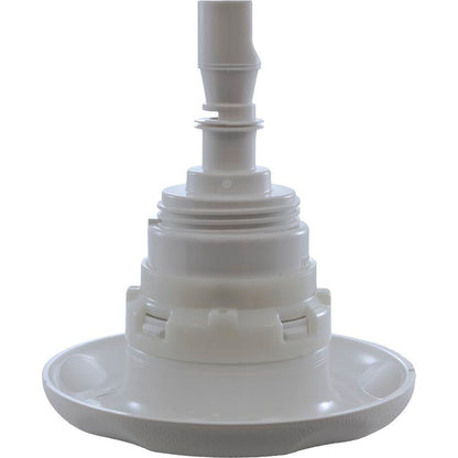 Jet Intl, WW Poly Storm, 4"fd, Massage, Txt Scal, White, Thd