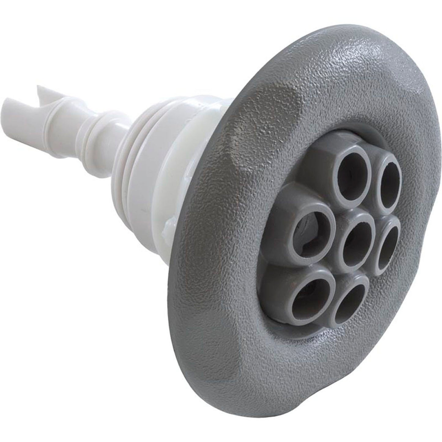 Jet Intl, WW Poly Storm, 4"fd, Massage, Txt Scal, Gry,Thd