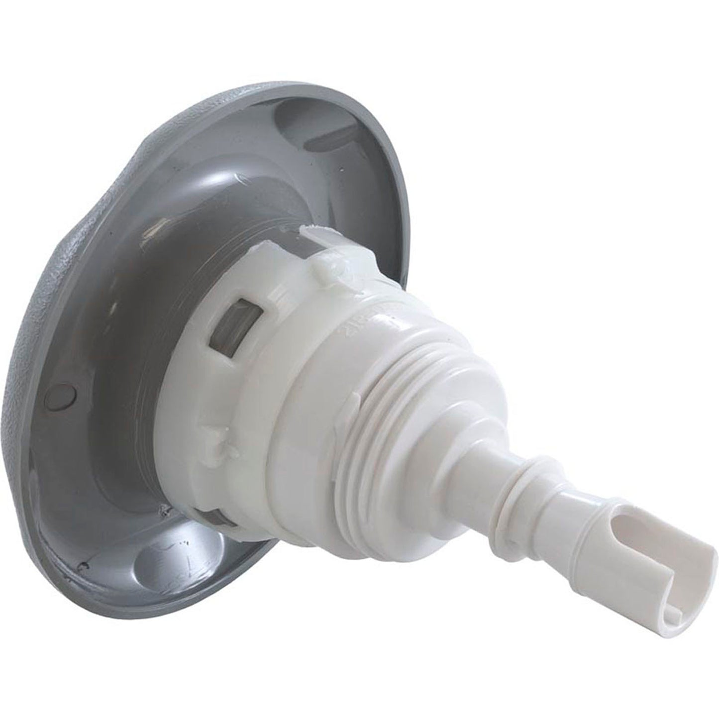 Jet Intl, WW Poly Storm, 4"fd, Massage, Txt Scal, Gry,Thd