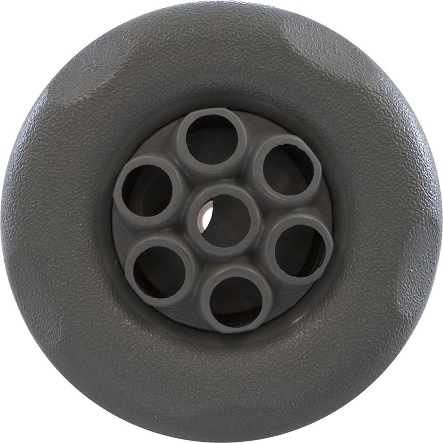 Jet Intl, WW Poly Storm, 4"fd, Massage, Txt Scal, Gry,Thd