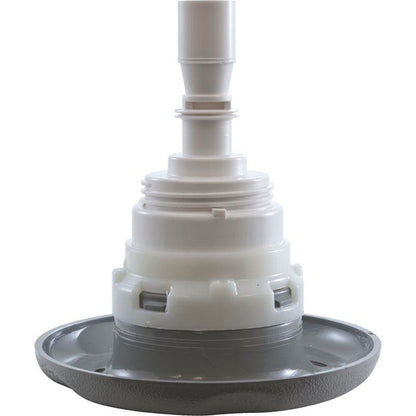 Jet Intl, WW Poly Storm, 4"fd, Massage, Txt Scal, Gry,Thd