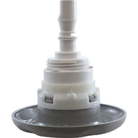 Jet Intl, WW Poly Storm, 4"fd, Massage, Txt Scal, Gry,Thd