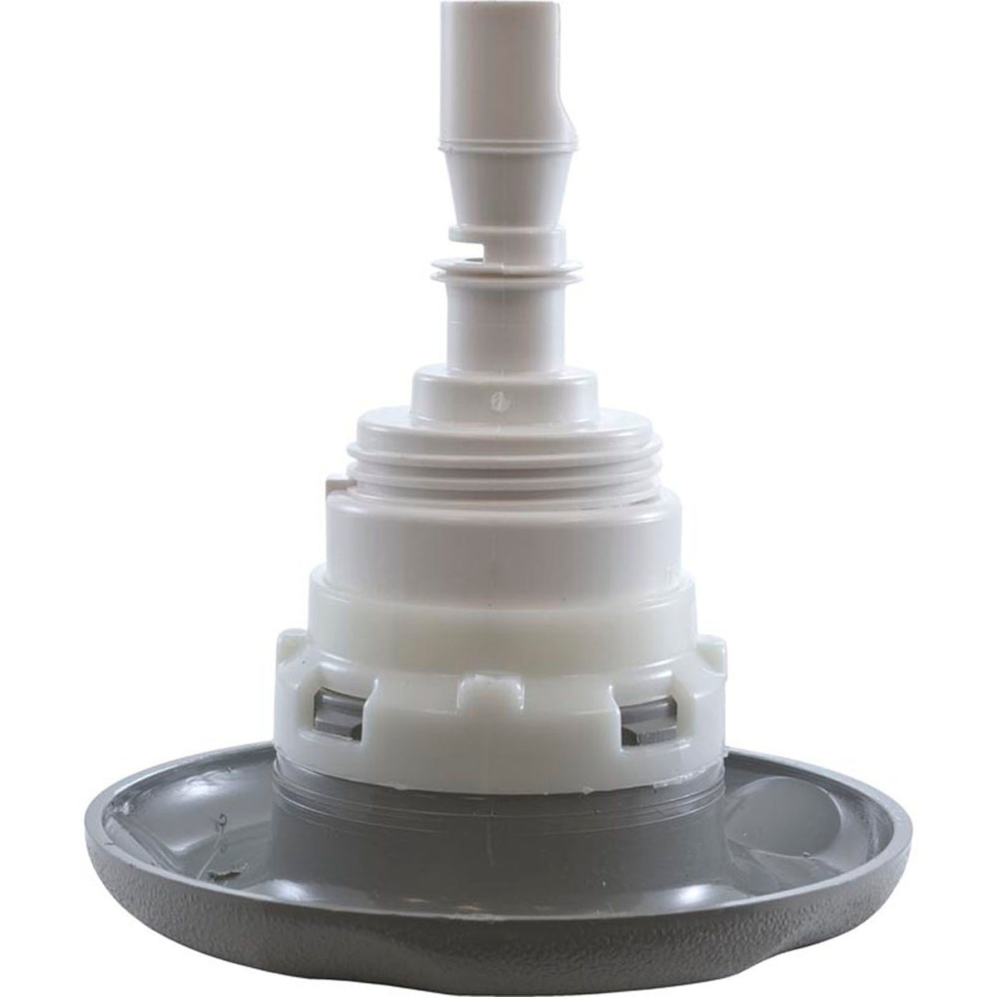 Jet Intl, WW Poly Storm, 4"fd, Massage, Txt Scal, Gry,Thd