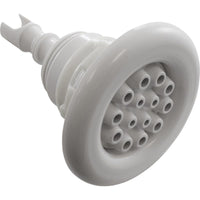 Jet Intl, WW Poly Storm Gun, 3-3/8"fd, Massage, Smth, Wht, Thd