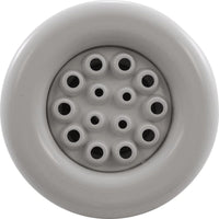 Jet Intl, WW Poly Storm Gun, 3-3/8"fd, Massage, Smth, Wht, Thd