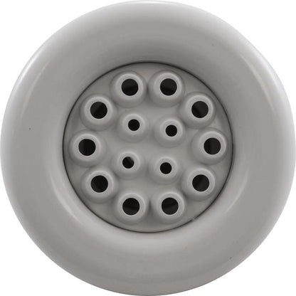 Jet Intl, WW Poly Storm Gun, 3-3/8"fd, Massage, Smth, Wht, Thd